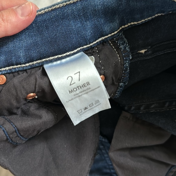 Mother denim size 27 Tomcat ankle fray and watch me - Picture 4 of 7